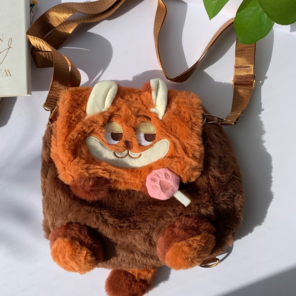 NEW Zootopia Nick Wilde Crossbody Bag and Backpack.